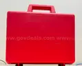 Lot of 11 Latching Storage Cases with Foam (Red Colour)