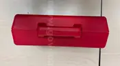 Lot of 11 Latching Storage Cases with Foam (Red Colour)