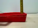 Lot of 11 Latching Storage Cases with Foam (Red Colour)
