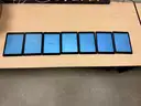 Lot of 7 Apple iPads and 5 iPad Cases - (2) Air, (5) iPad Air 2 and (3) Gray Leather Cases