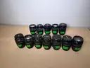 Lot of 12 Canon EF lenses (11 x 17-85mm lenses and 1 x Canon 28-135mm lens)