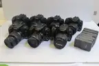 Lot of 7 Canon Rebel XTi with 18-55mm kit lens EF-S (F3.5-5.6)