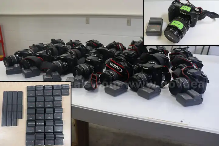 Canon Cameras &#x26; Lenses (44 items - 22 x 50D, 21 x 17-85mm IS, 1 x 28-135mm IS. including, 40 batteries and 21 chargers)