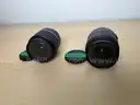 Canon Zoom Lenses (3 items - 24-105mm IS (w/ 77mm Multi-Coated protector), 2 x 18-55mm II (w/ 58mm UV, HAZE-1 filter))