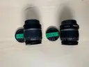 Canon Zoom Lenses (3 items - 24-105mm IS (w/ 77mm Multi-Coated protector), 2 x 18-55mm II (w/ 58mm UV, HAZE-1 filter))