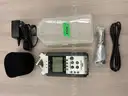 Professional Audio Recording Equipment Lot (104 items - Zoom recorders, Sony microphones, and more)