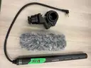 Professional Audio Recording Equipment Lot (104 items - Zoom recorders, Sony microphones, and more)