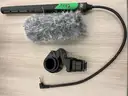 Professional Audio Recording Equipment Lot (104 items - Zoom recorders, Sony microphones, and more)
