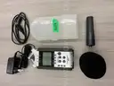 Professional Audio Recording Equipment Lot (104 items - Zoom recorders, Sony microphones, and more)