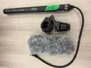 Professional Audio Recording Equipment Lot (104 items - Zoom recorders, Sony microphones, and more)