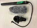 Professional Audio Recording Equipment Lot (104 items - Zoom recorders, Sony microphones, and more)
