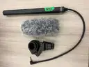 Professional Audio Recording Equipment Lot (104 items - Zoom recorders, Sony microphones, and more)