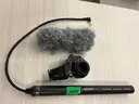 Professional Audio Recording Equipment Lot (104 items - Zoom recorders, Sony microphones, and more)