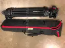 Lot of Manfrotto Tripods w/ 504HD/503HDV/316 Heads and Accessory Arm