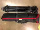 Lot of Manfrotto Tripods w/ 504HD/503HDV/316 Heads and Accessory Arm