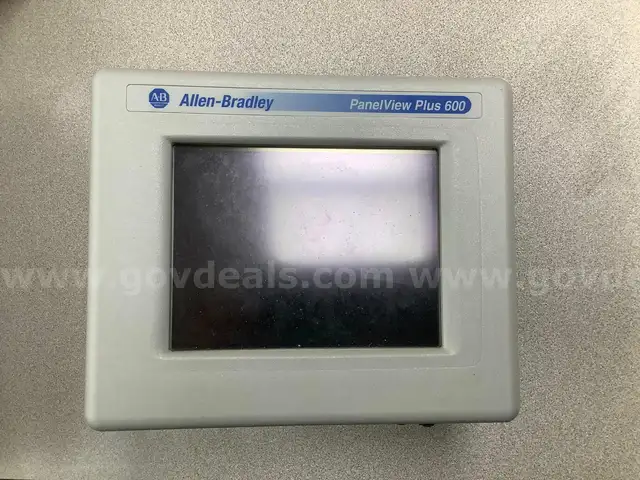Allen Bradley Panel View Plus 600 Series C