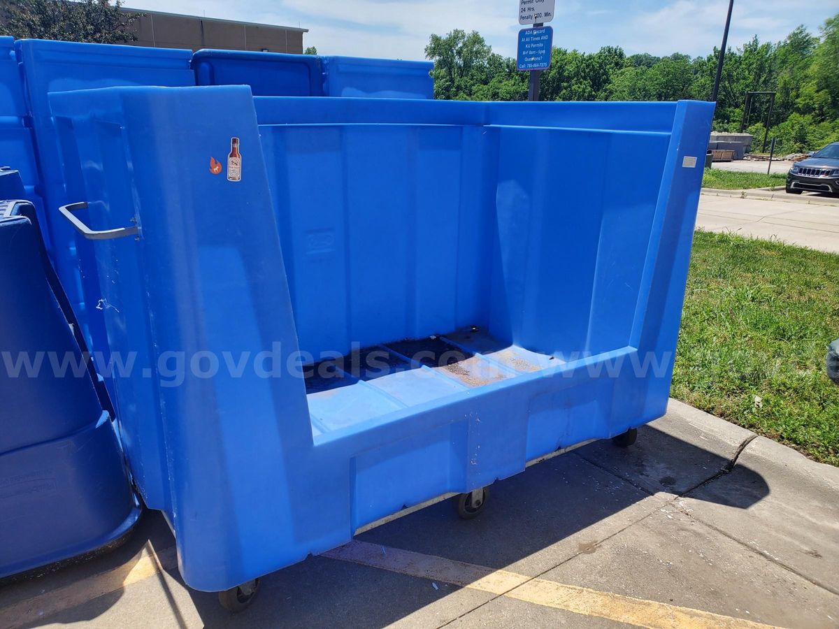 Dandux Big Blue 120 Bushel Bulk Handling Truck 518181 1680 Lb. Capacity ...