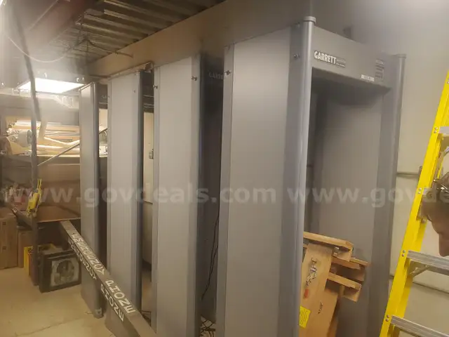 Garrett Pinpoint Detection PD6500i walk-through metal detectors, lot of 4!