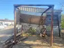 Large Salt/Sand Spreader and Rack! Needs work!