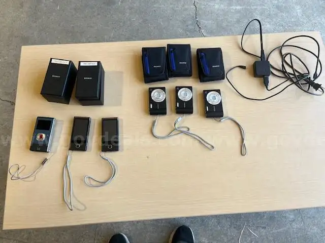 A lot of Camcorders