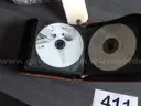 LEATHER CD CASE FILLED WITH CDS OF CURRENT/TRENDING ARTISTS (AUC411)