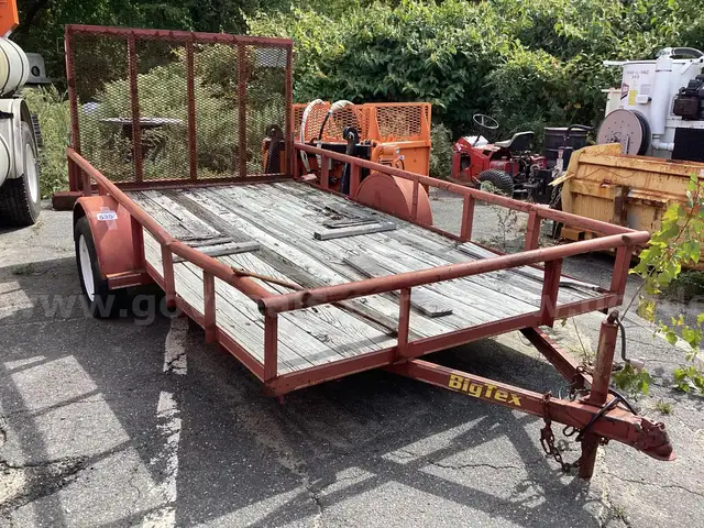 FLAT BED TRAILER, BIG TEX (AUC-535)