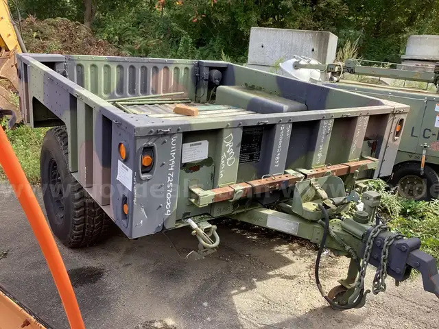 MILITARY TRAILER, 7&#x27; X 7&#x27; (AUC-529)