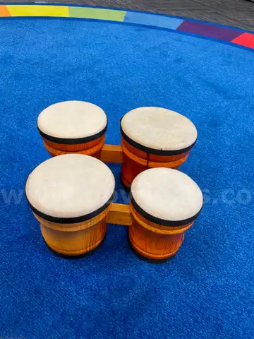 TWO (2) PAIRS OF BONGO DRUMS