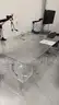 Clear Plastic Tables - Lot of 5
