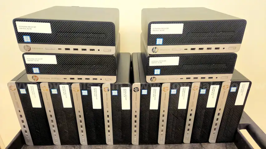 12 HP Computers- No Hard Drives