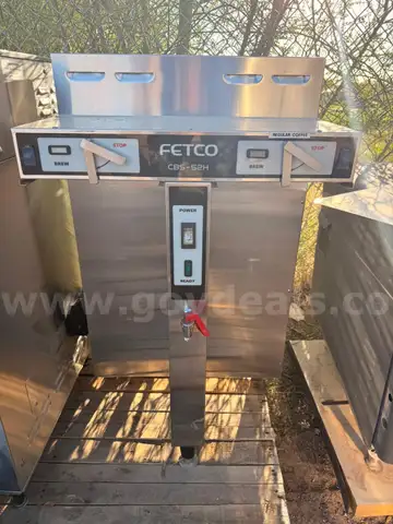 Lot of (2) Fetco Twin 1.5-Gallon High Volume Thermal Coffee Brewers