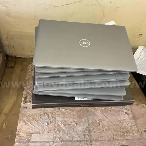 Lot of Dell Latitude laptops & briefcases