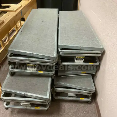 Lot of 6 Music portable choral risers