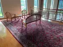 Large Ornate Red Rug 29&#x27; Long 11-1/2&#x27; Wide