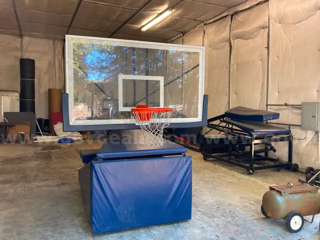 First Team Storm Arena Portable Basketball Goals x2