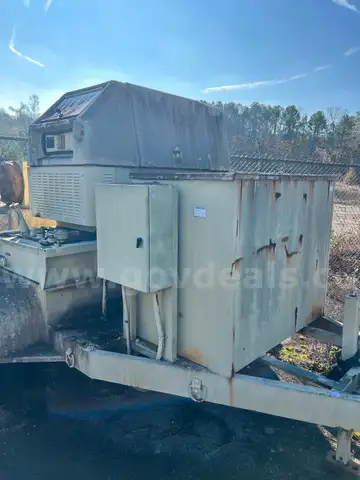 Military generator trailer