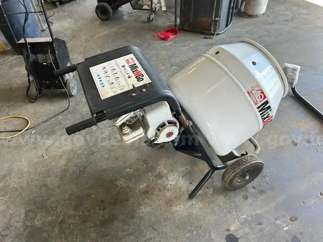 Gas Powered Concrete Mixer