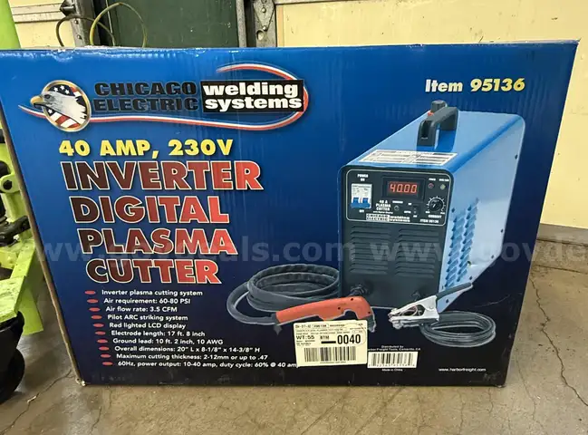 Plasma Cuter 40 AMP, 230V