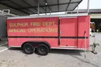 1990 WELLS CARGO BOX TRAILER 16'X16'