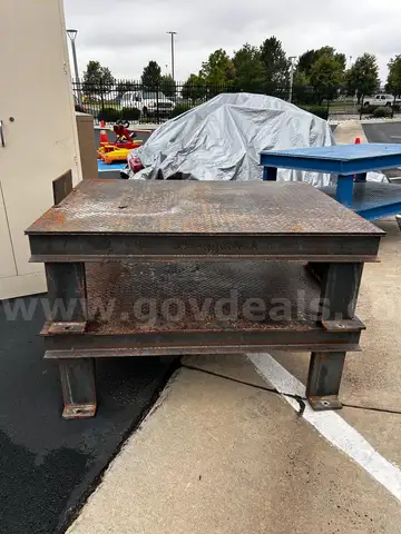 2 (two)  Cast iron die Tables