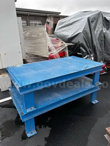 2 (two)  Blue Cast iron die Tables