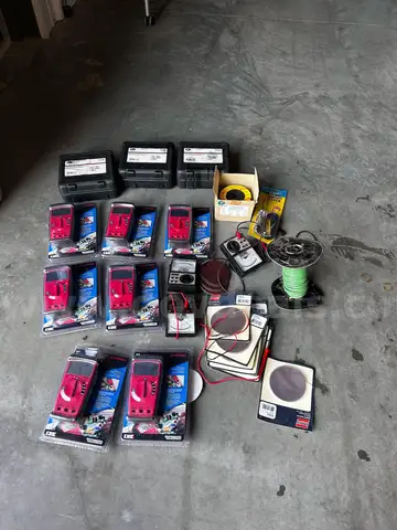 Lot of Automotive multitesters and miscellaneous