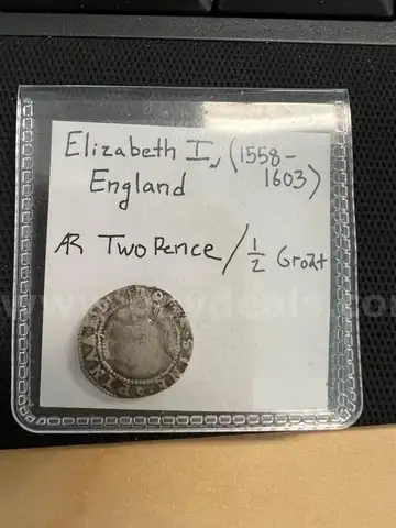 1558-1603 Elizabeth Coin