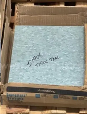 Box of VCT Tile - Teal