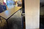 LOT - OFFICE TABLES AND CART