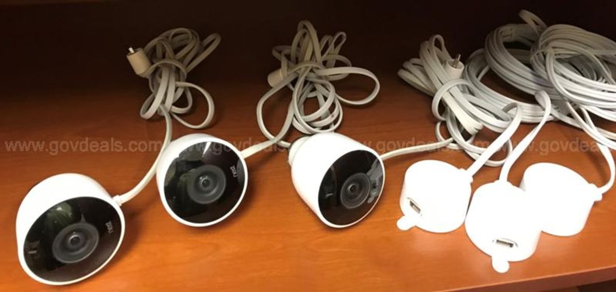 3 Nest Cameras 