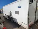 Enclosed 2017 tandem axle trailer 22 x 8.5