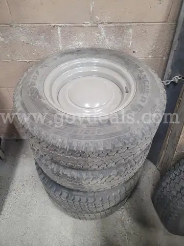 Lot of 4 Goodyear 215/75R/15 All Terrain Tires