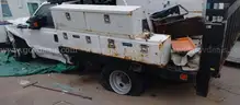 2016 Ford F-350 SD Flatbed with Liftgate - accident damage