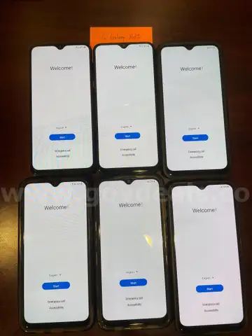 Lot of 6 Samsung Galaxy A20